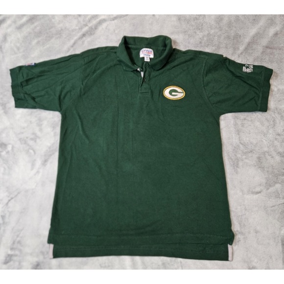 STARTER Other - Vtg Green Bay Packers Starter Pro Line Men's Polo Shirt Size Med